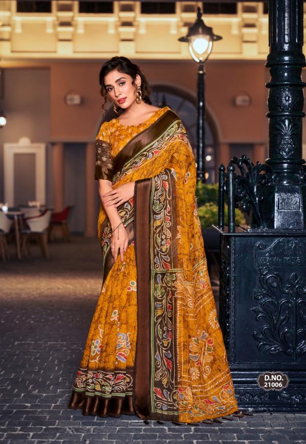 Vinamra Vastu Laxuria Vol 1 Fancy Cotton Printed Saree Collection